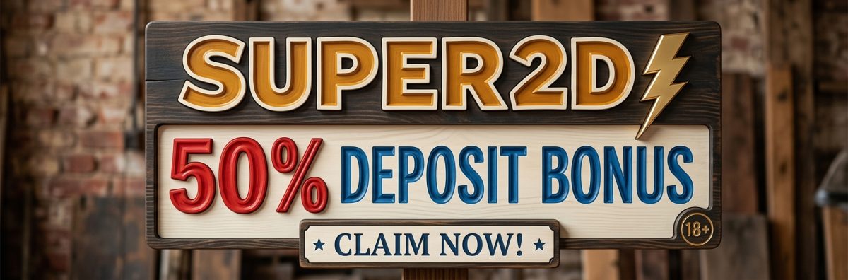 SUPER2D 50% DEPOSIT BONUS